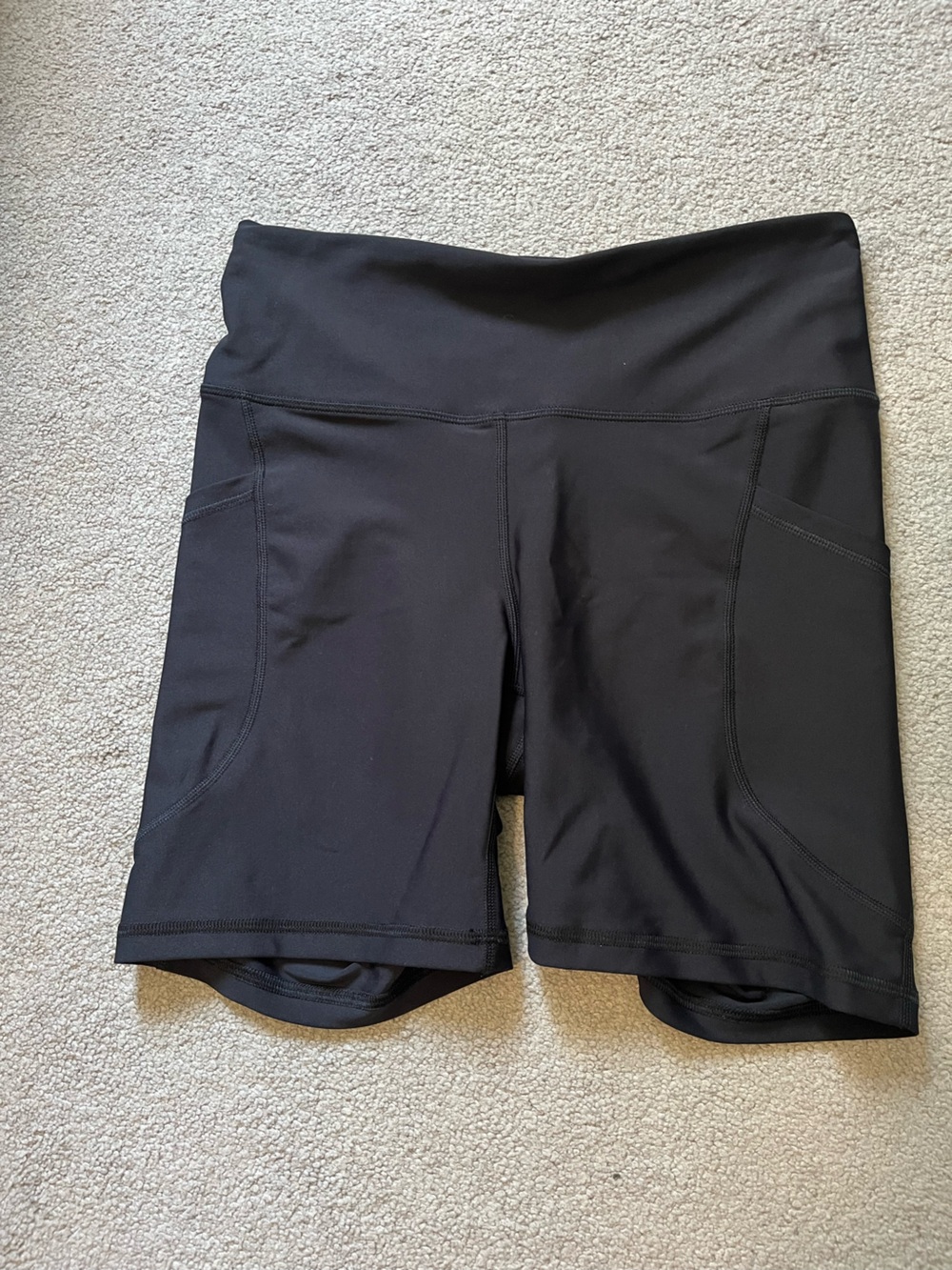 Old Navy Black High-Rise Bike Shorts